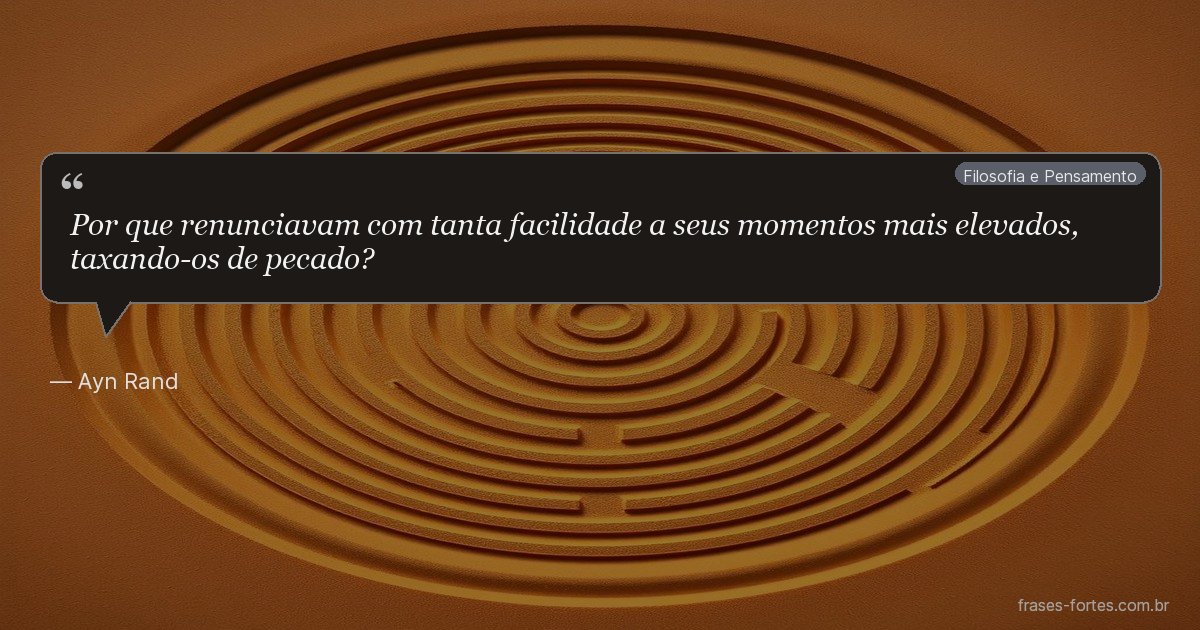 Frase de Ayn Rand