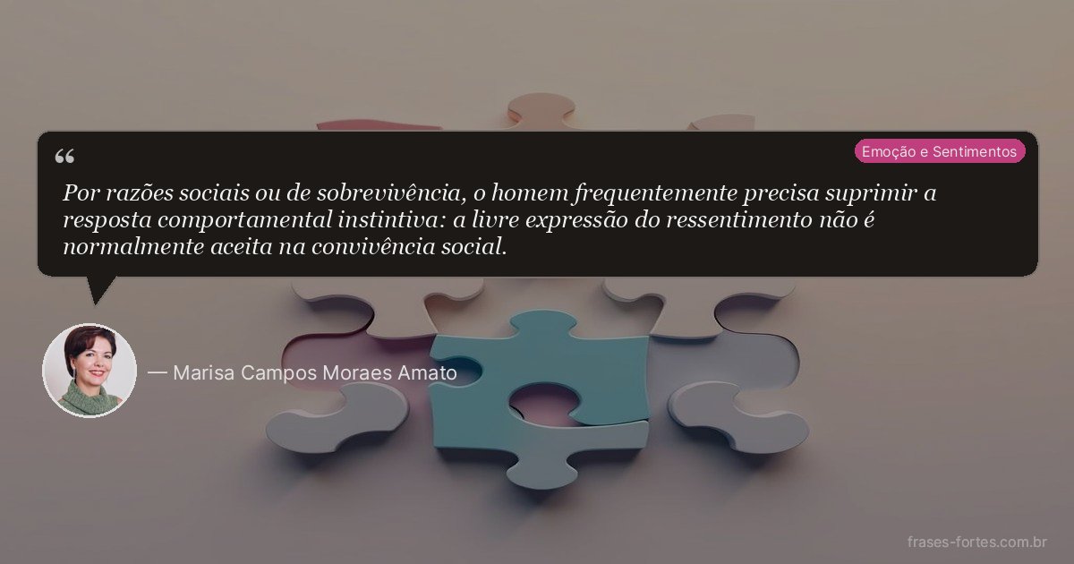 Frase de Marisa Campos Moraes Amato