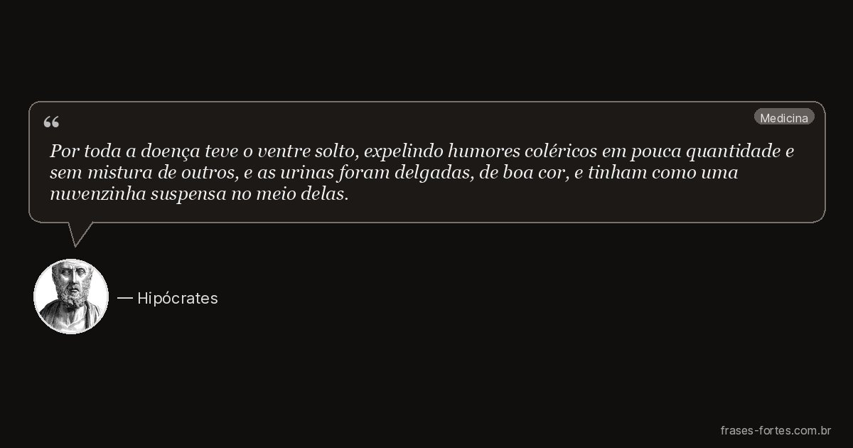 Frase de Hipócrates