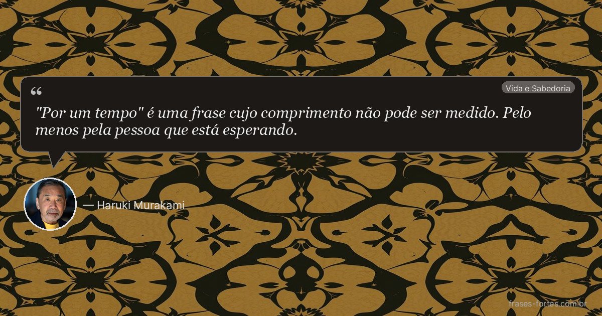 Frase de Haruki Murakami