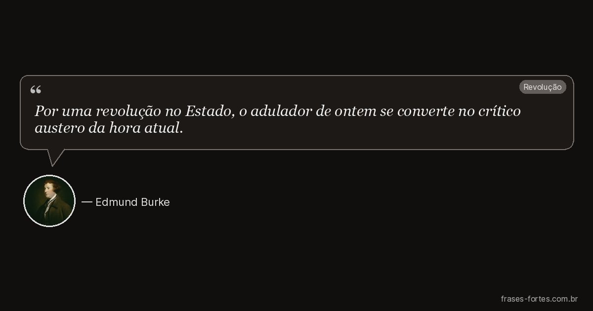 Frase de Edmund Burke