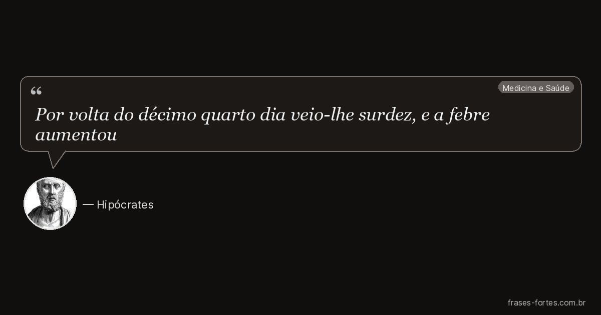 Frase de Hipócrates