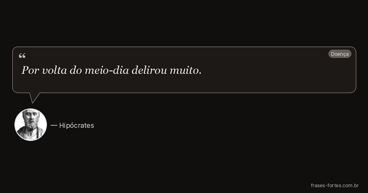 Frase de Hipócrates