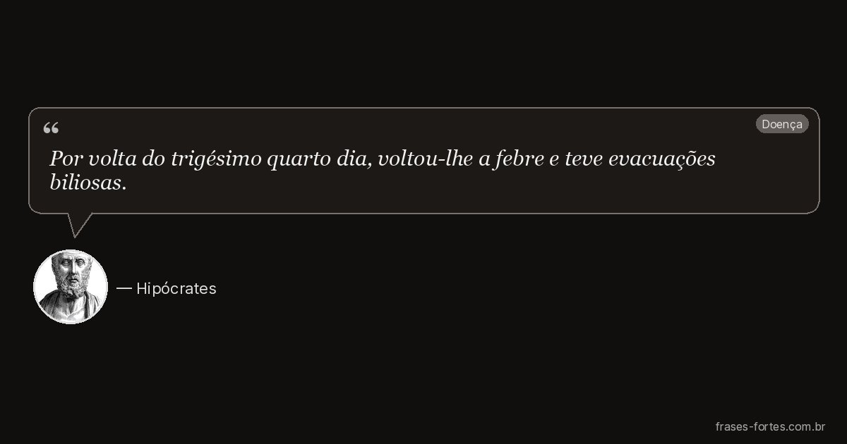 Frase de Hipócrates