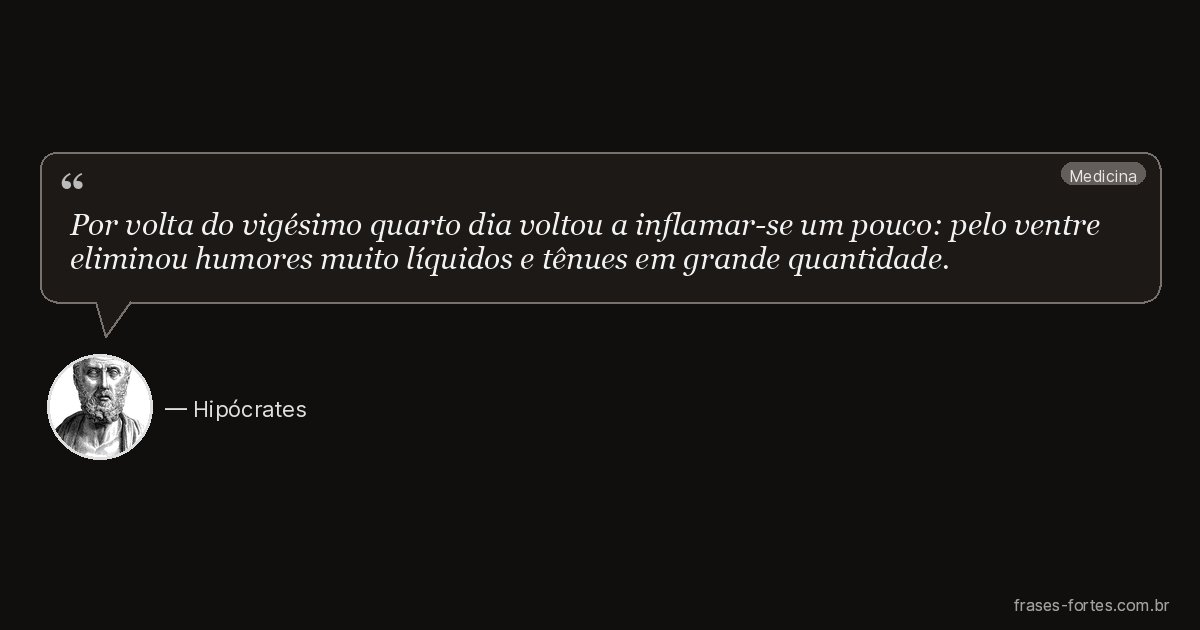 Frase de Hipócrates
