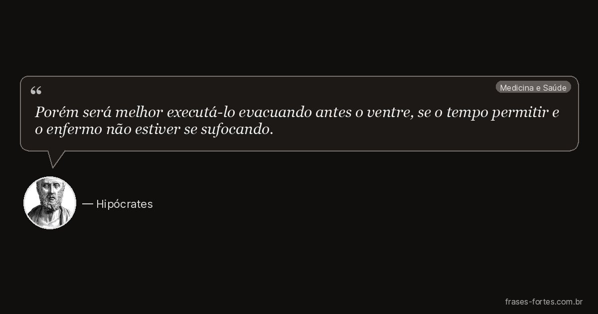 Frase de Hipócrates