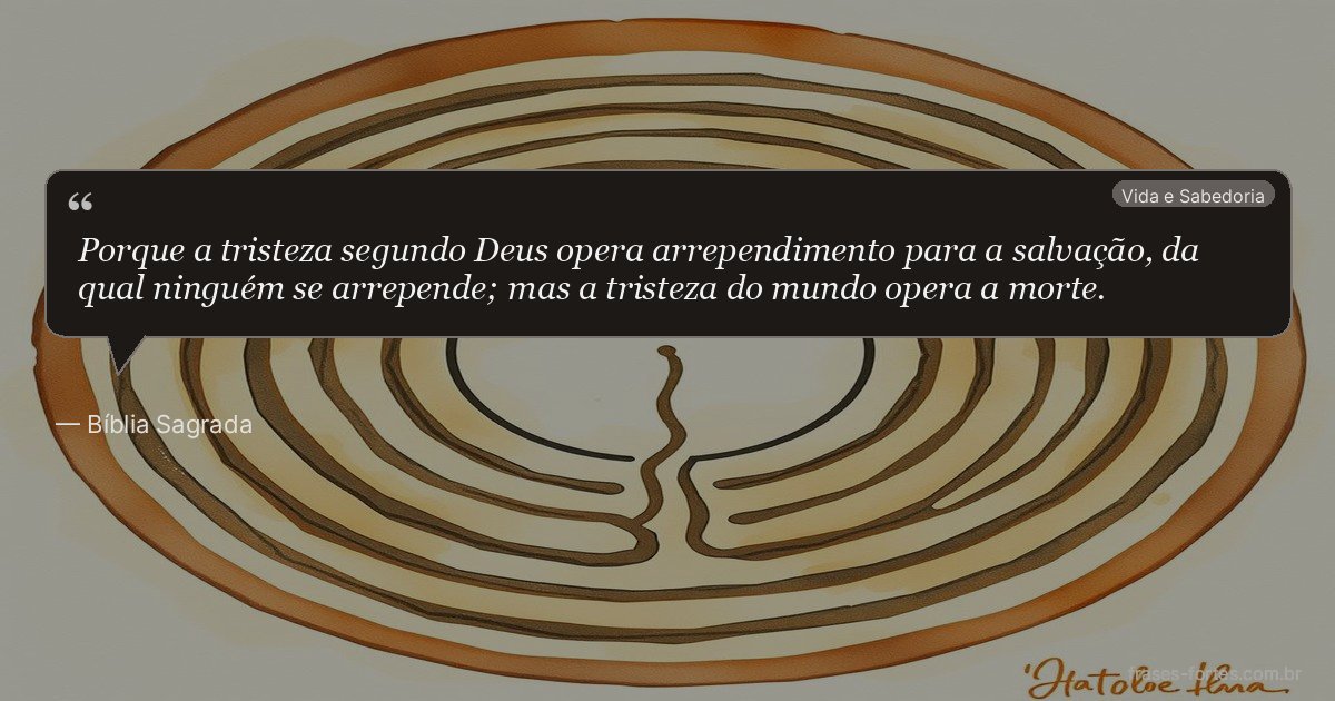 Frase de Bíblia Sagrada