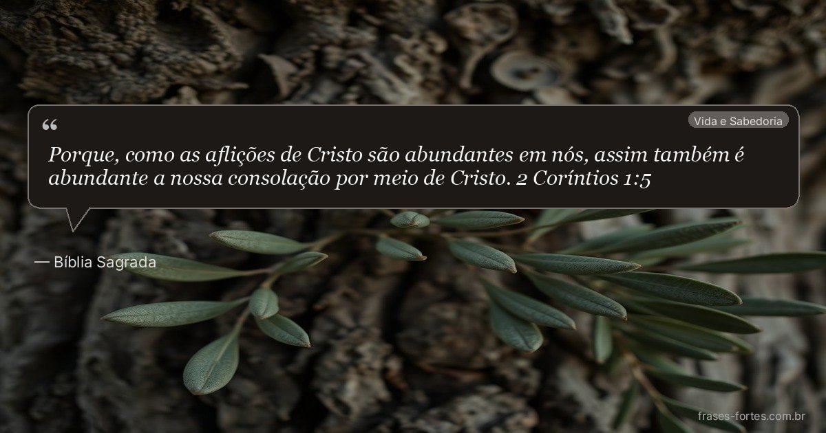 Frase de Bíblia Sagrada