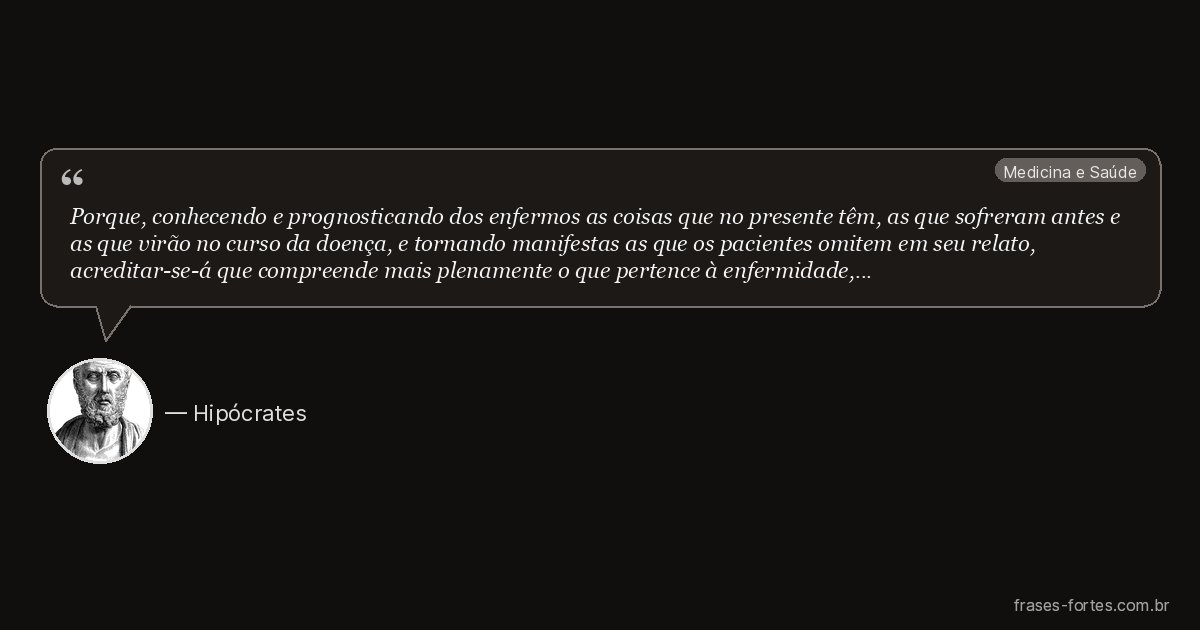 Frase de Hipócrates