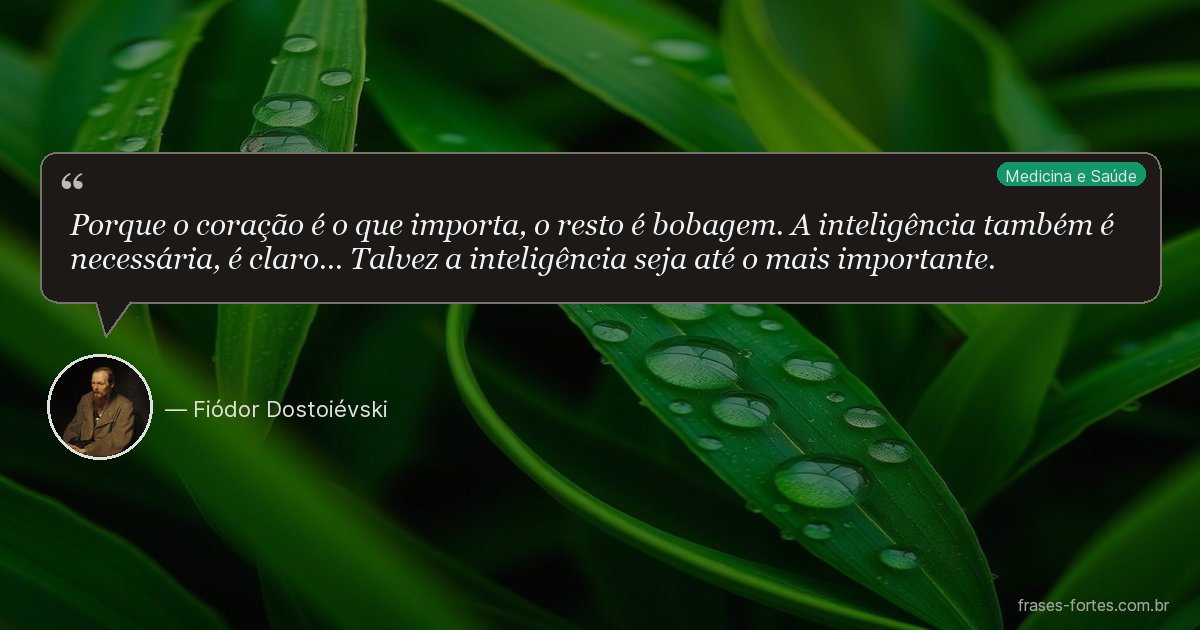 Frase de Fiódor Dostoiévski