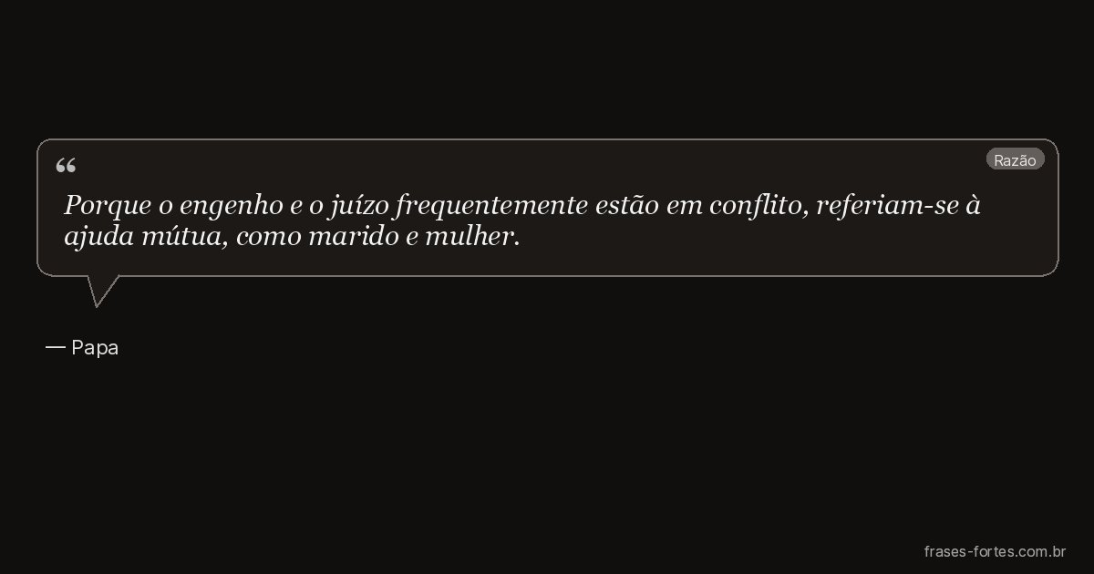 Frase de Papa