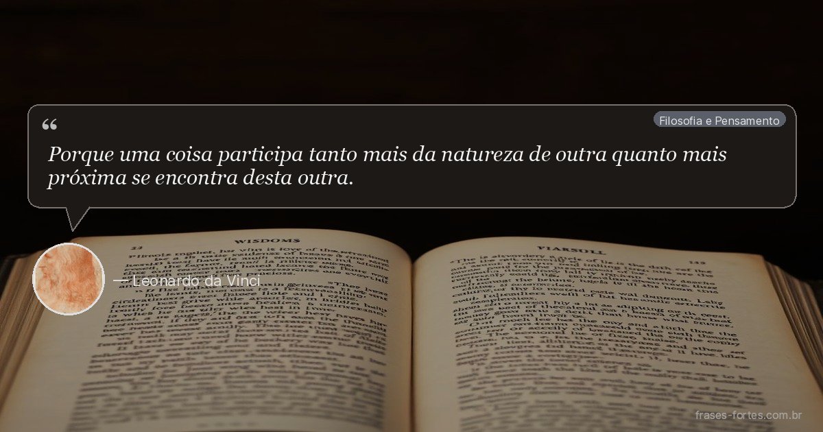 Frase de Leonardo da Vinci