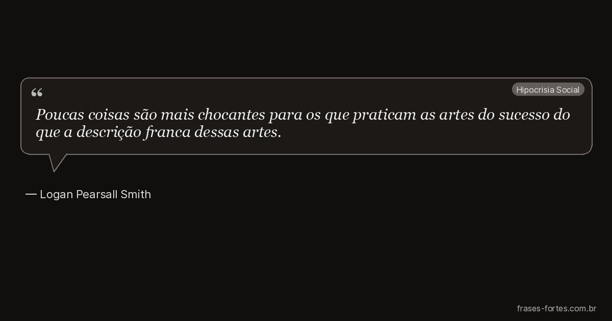 Frase de Logan Pearsall Smith