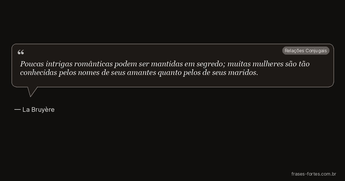 Frase de La Bruyère