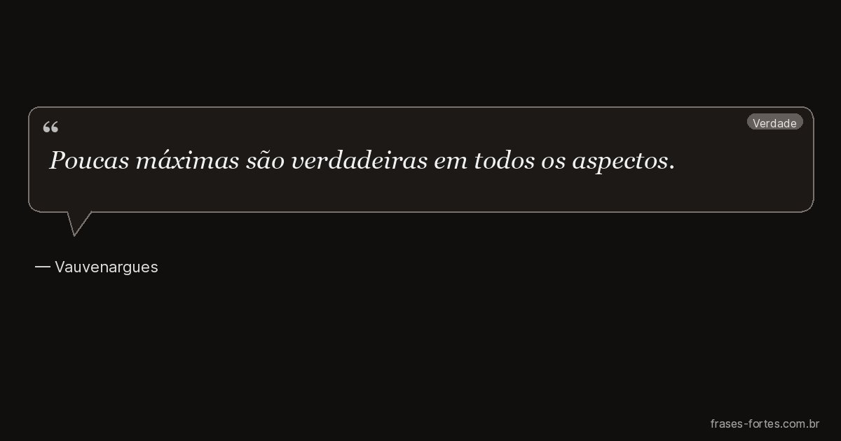 Frase de Vauvenargues