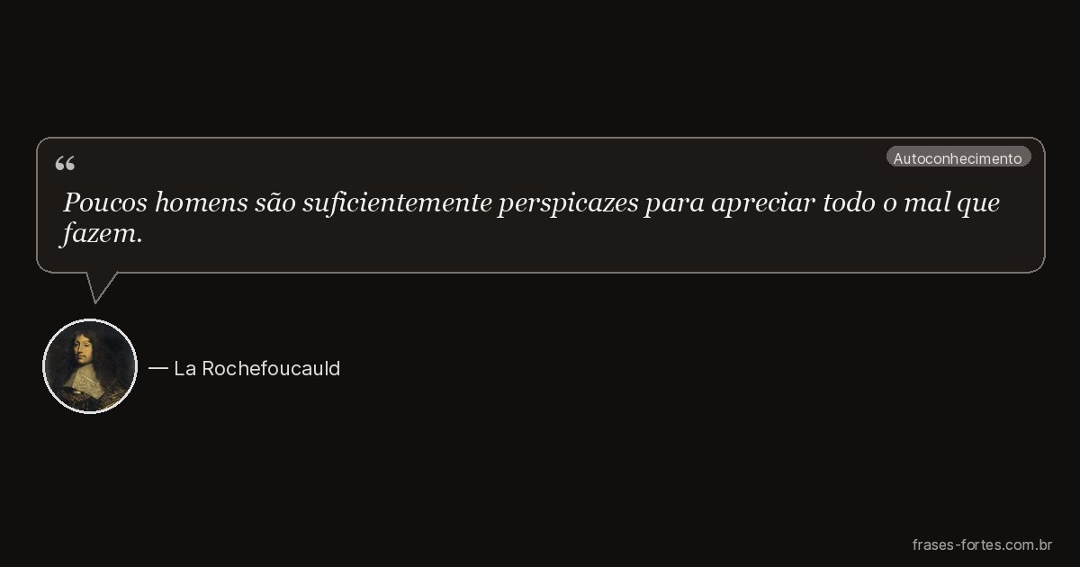 Frase de La Rochefoucauld