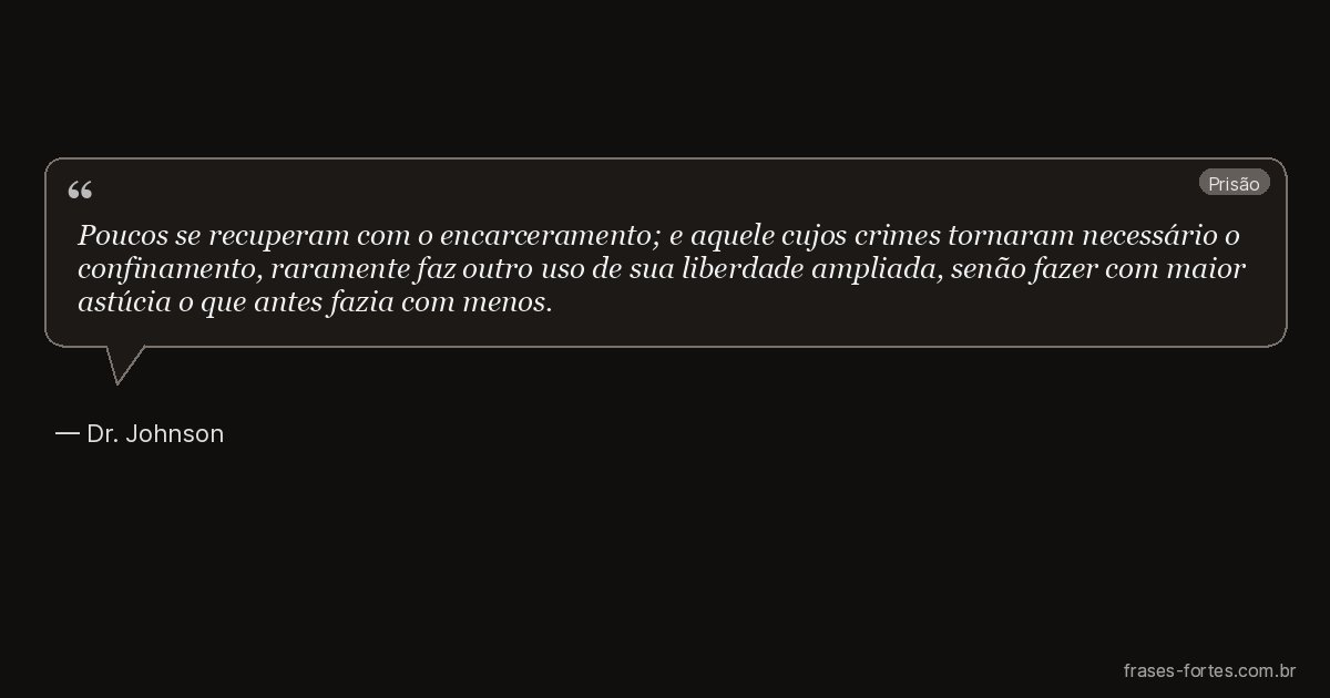 Frase de Dr. Johnson