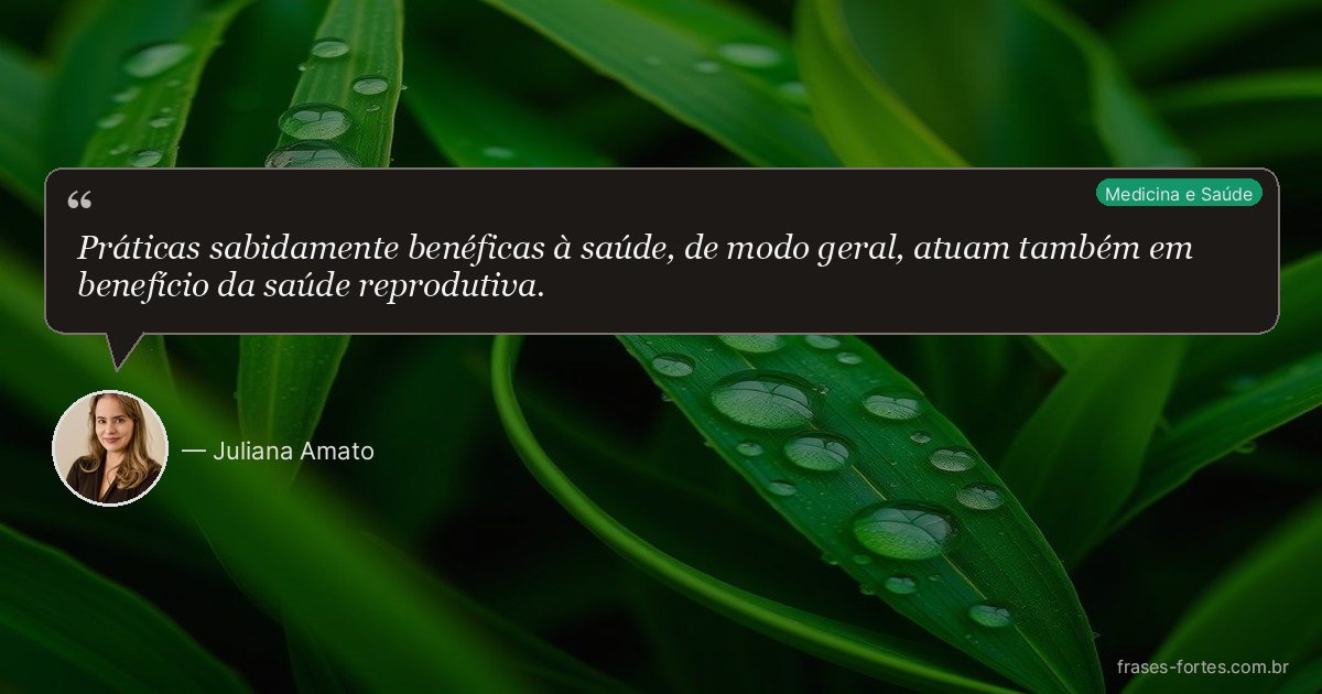 Frase de Juliana Amato