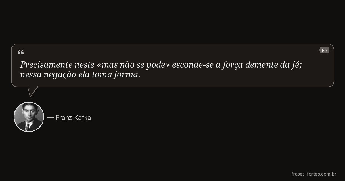 Frase de Franz Kafka