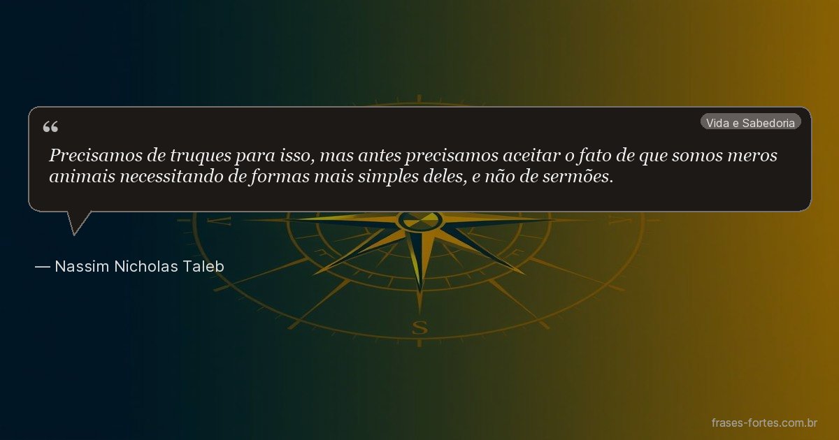 Frase de Nassim Nicholas Taleb