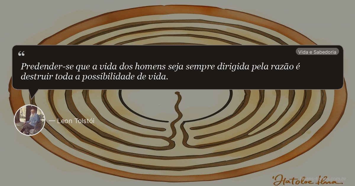 Frase de Leon Tolstói