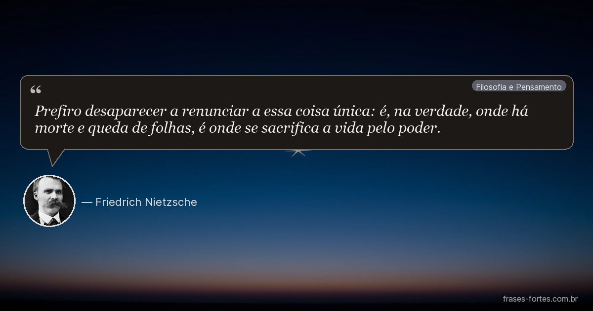 Frase de Friedrich Nietzsche