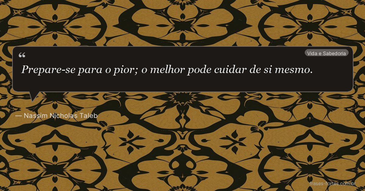 Frase de Nassim Nicholas Taleb