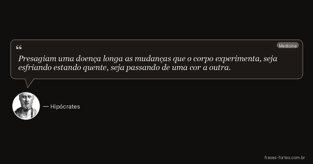 Frase de Hipócrates