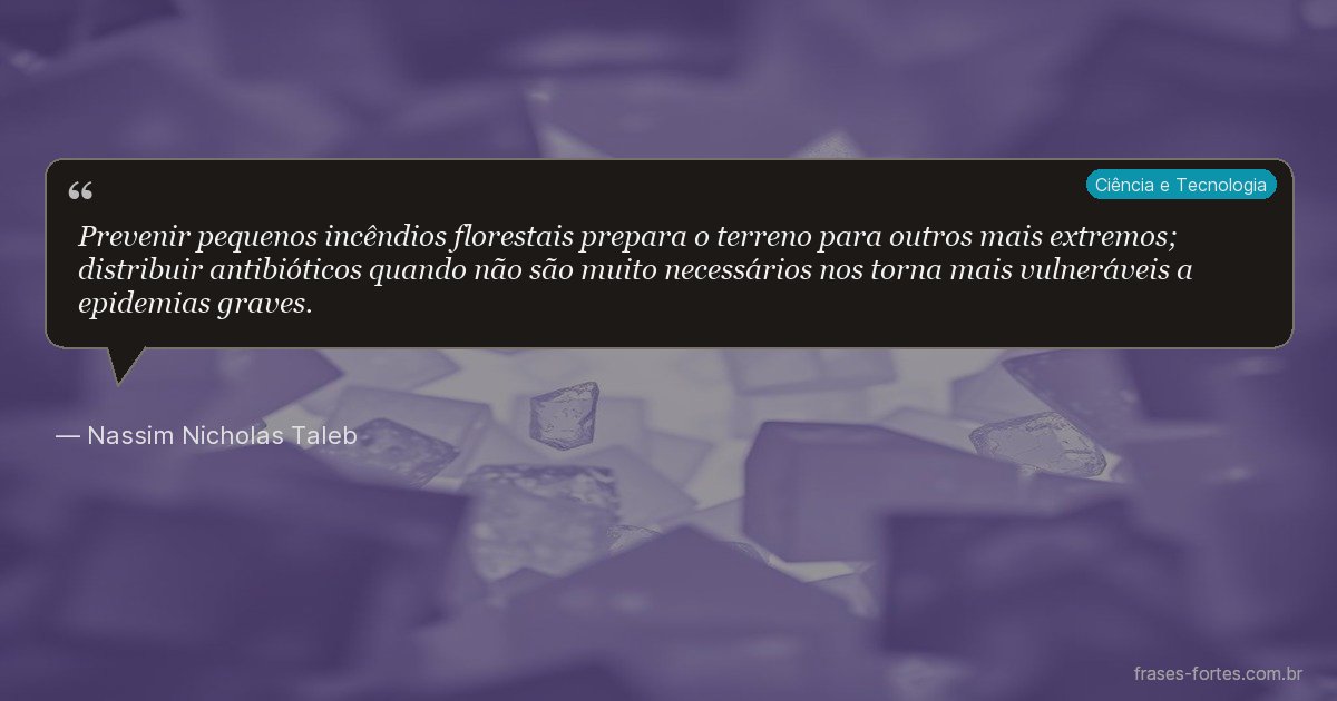 Frase de Nassim Nicholas Taleb