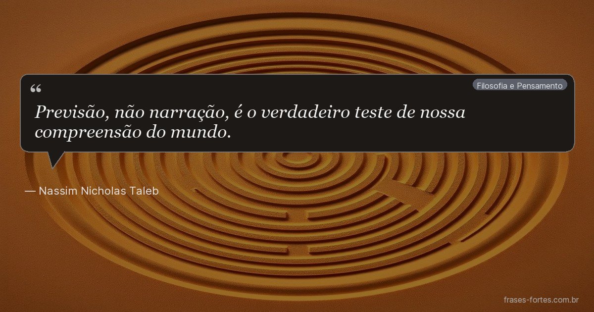 Frase de Nassim Nicholas Taleb