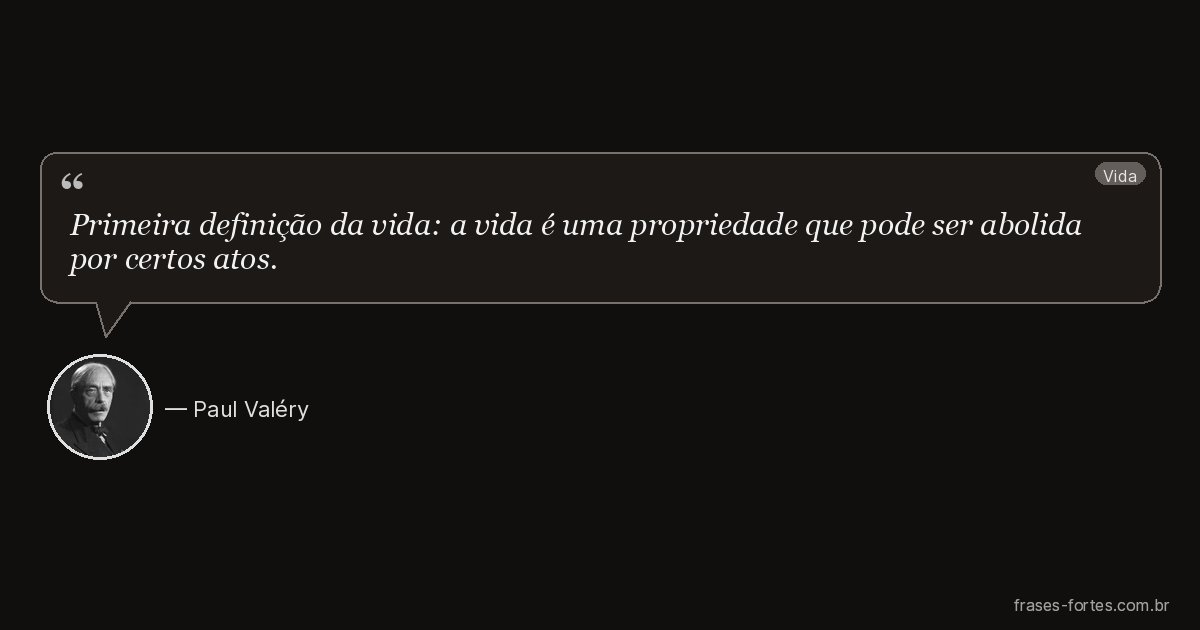Frase de Paul Valéry