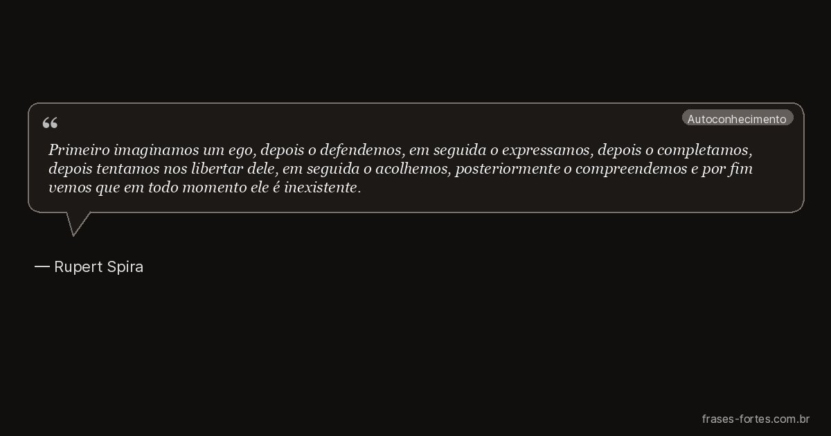 Frase de Rupert Spira