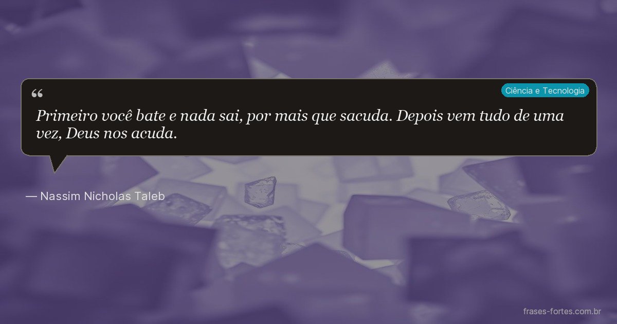 Frase de Nassim Nicholas Taleb