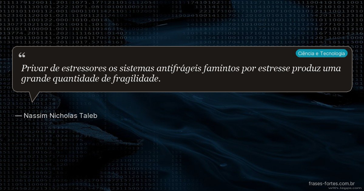 Frase de Nassim Nicholas Taleb