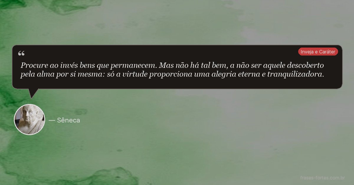 Frase de Sêneca