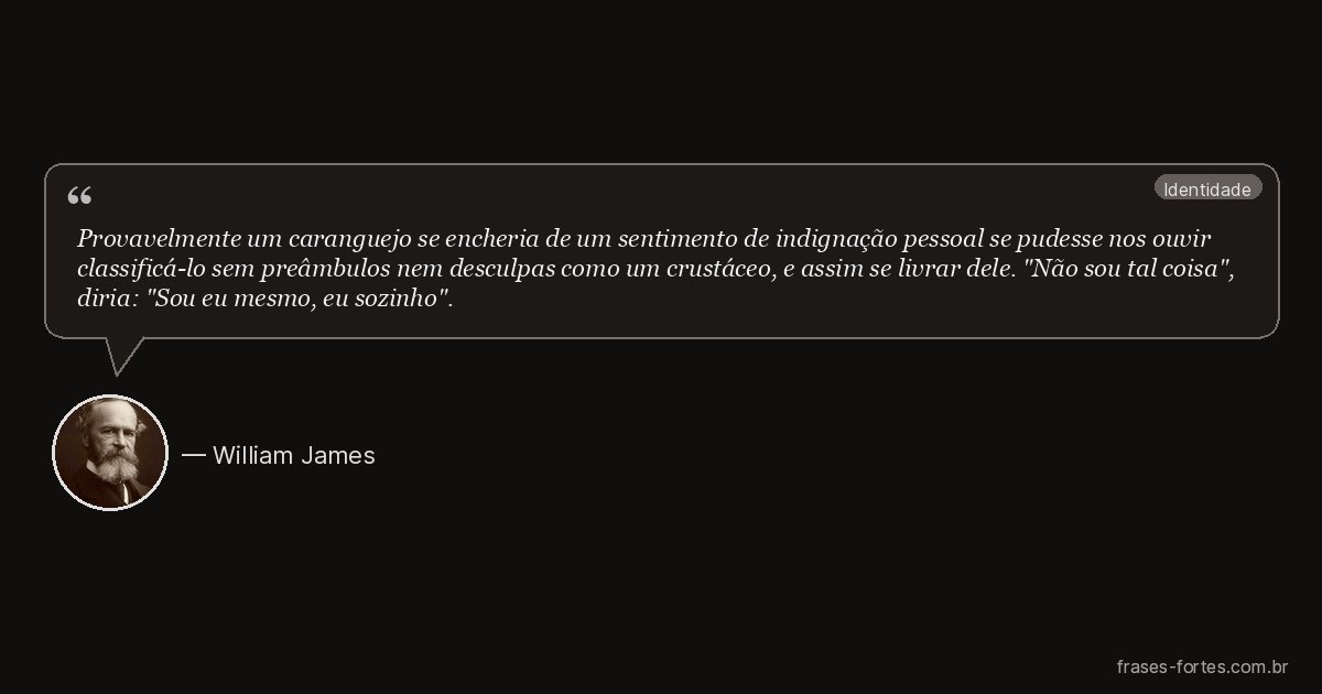 Frase de William James