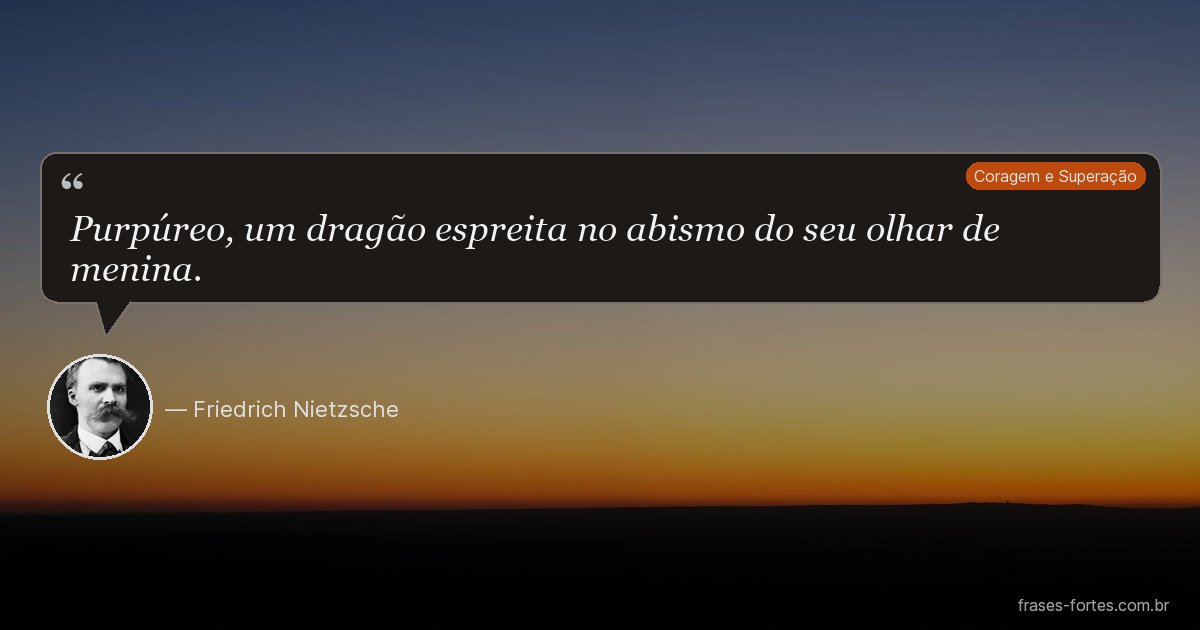 Frase de Friedrich Nietzsche