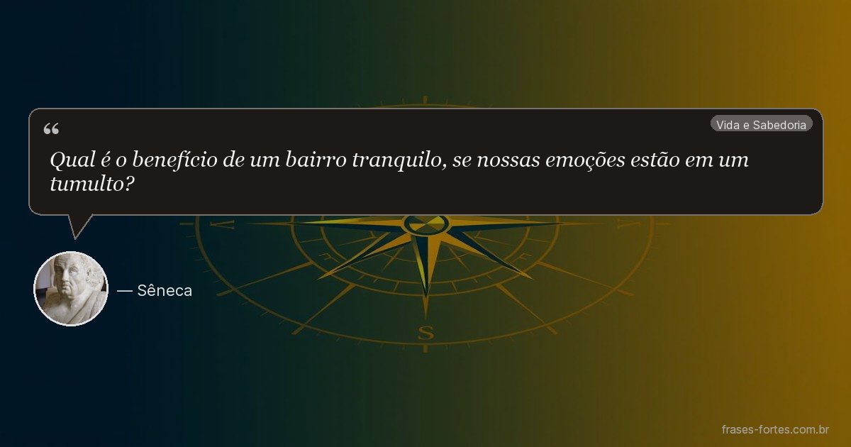 Frase de Sêneca