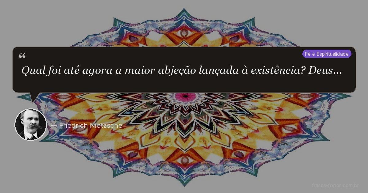 Frase de Friedrich Nietzsche