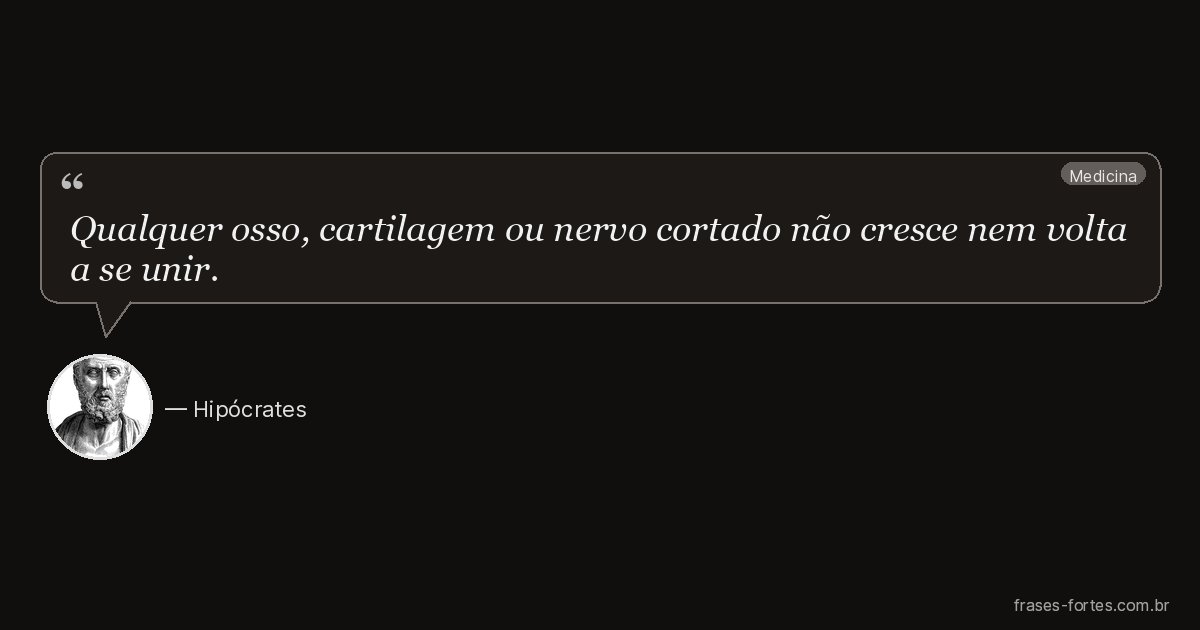 Frase de Hipócrates