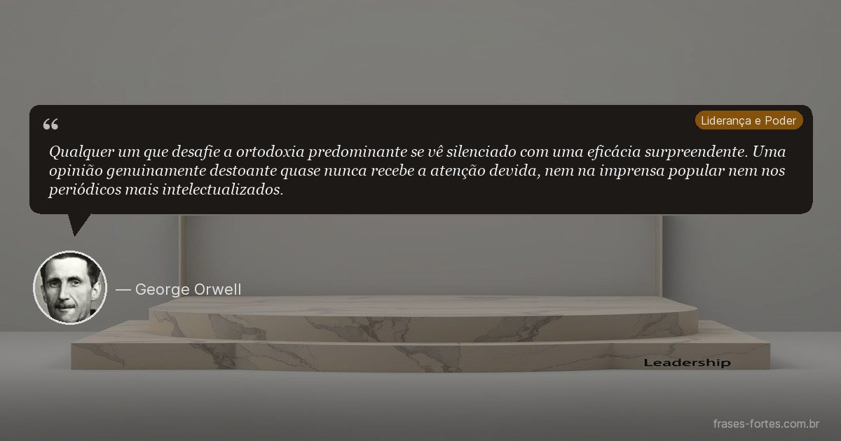 Frase de George Orwell