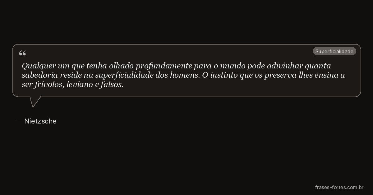 Frase de Nietzsche