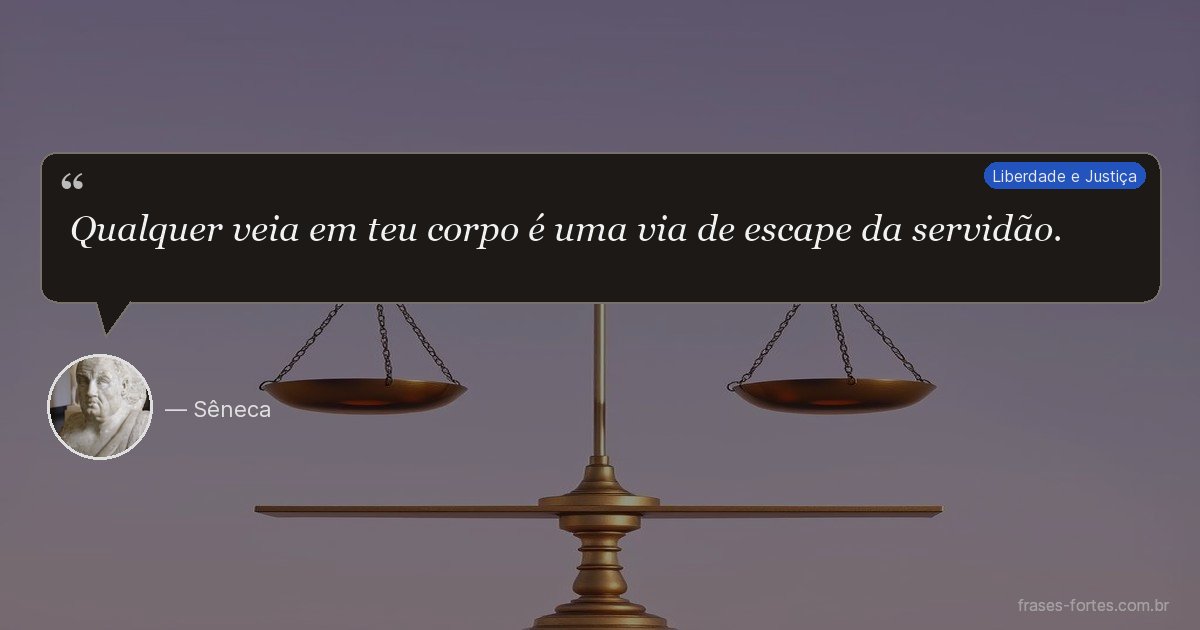 Frase de Sêneca