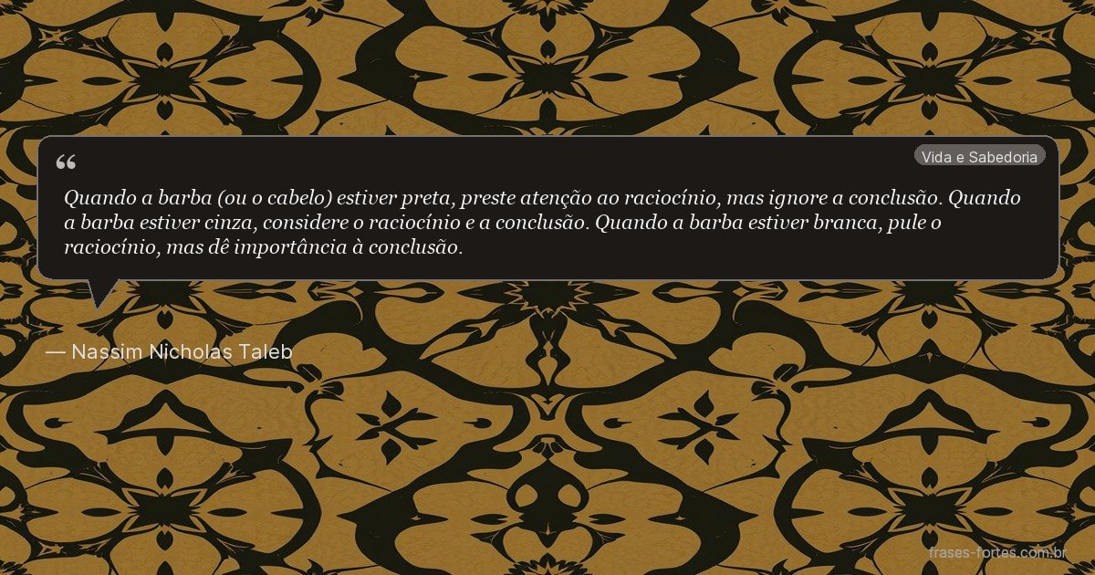 Frase de Nassim Nicholas Taleb