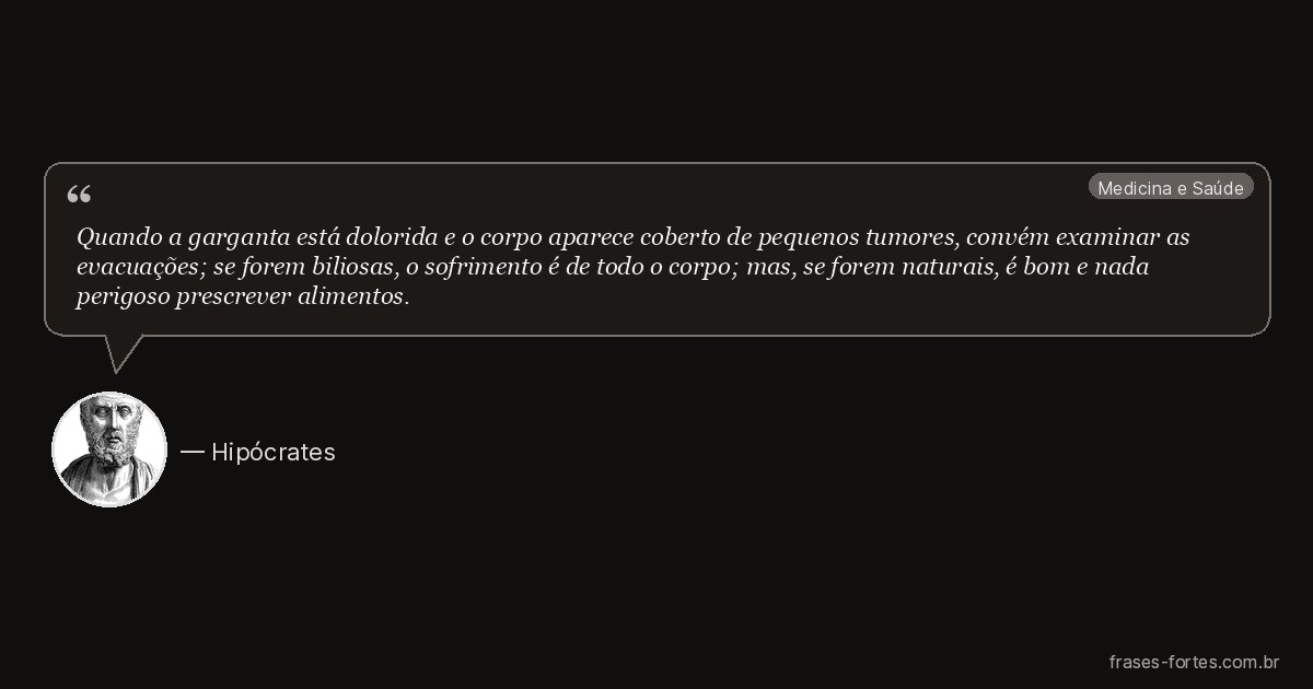 Frase de Hipócrates