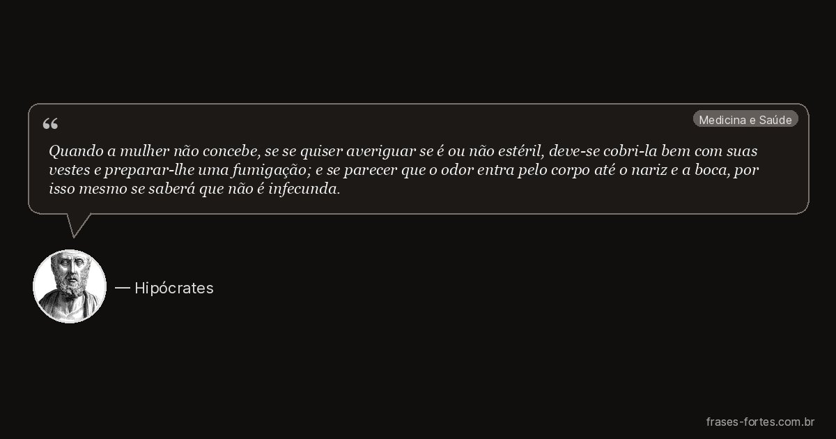 Frase de Hipócrates