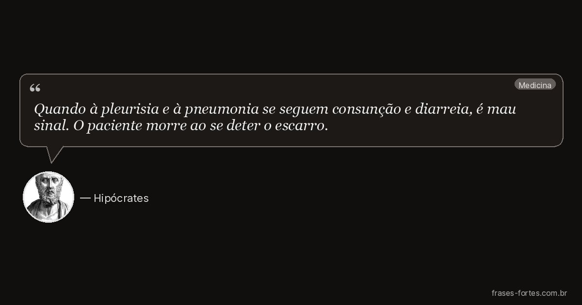 Frase de Hipócrates