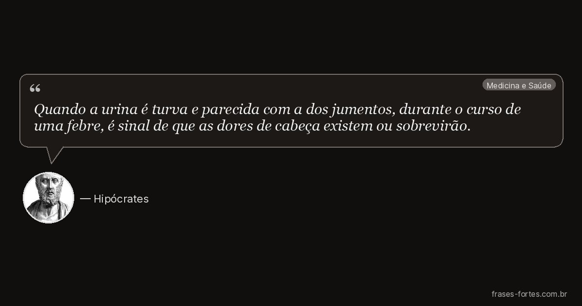 Frase de Hipócrates