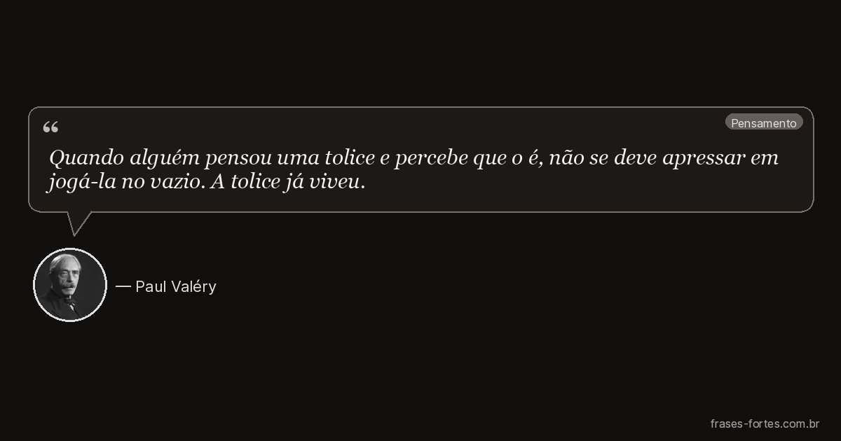 Frase de Paul Valéry