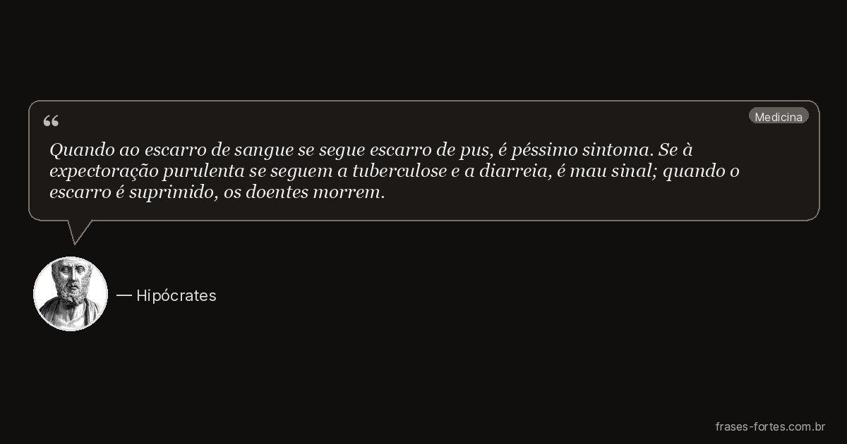 Frase de Hipócrates